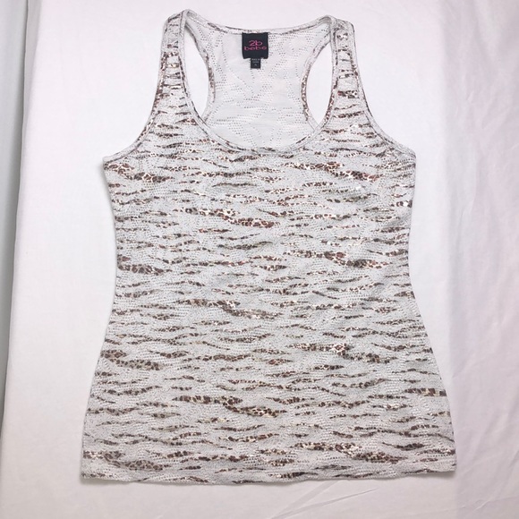 Bebe Tank Top with metallic leopard print - Picture 1 of 7